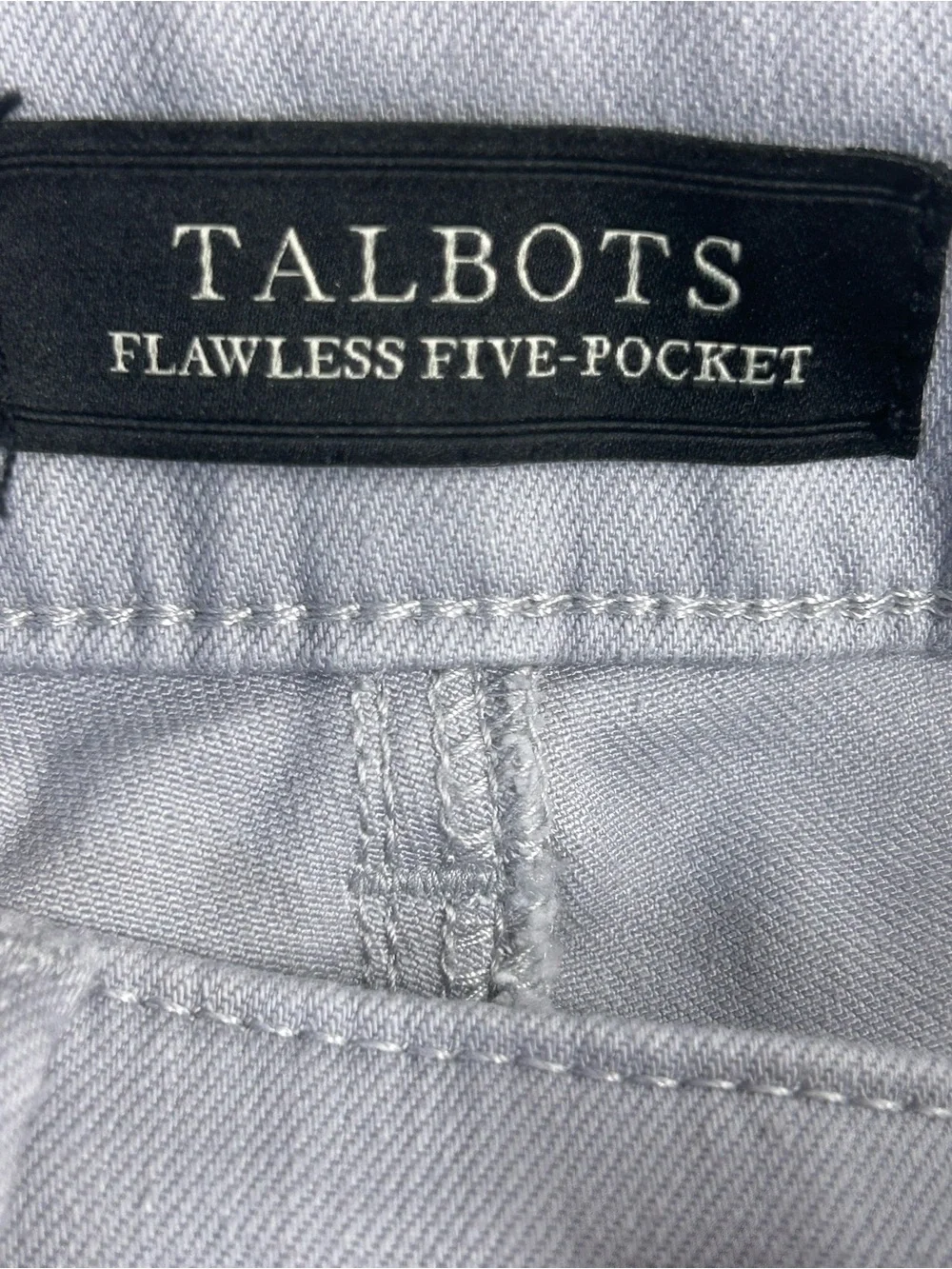 Talbots Gray Straight-Leg Jeans